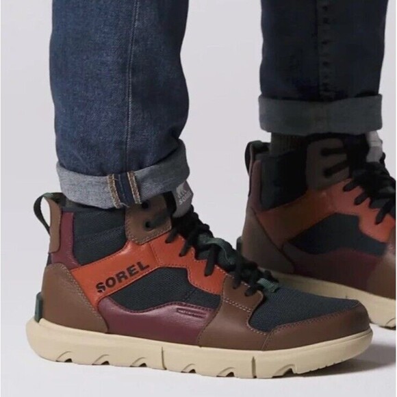 Sorel Other - Sorel Mens Explorer II Waterproof Ankle Sneakers Size 8
